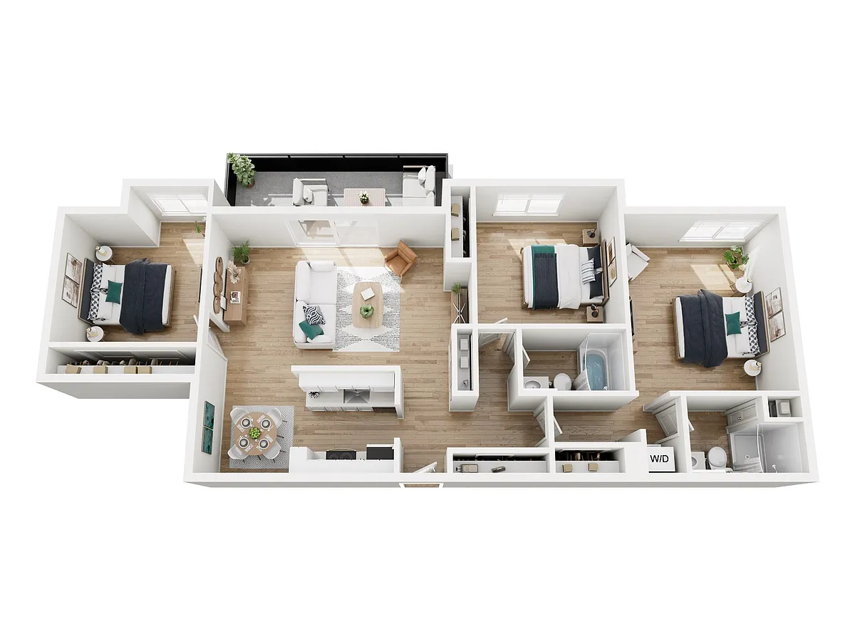 Floor plan Park Ave 1 Premium 2