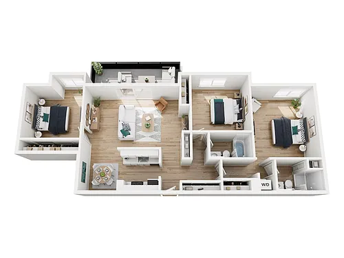 Floor plan Park Ave 1 Premium 2