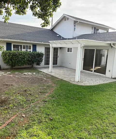 Covered patio