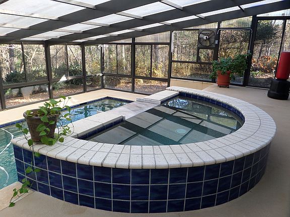 Hot tub with a view