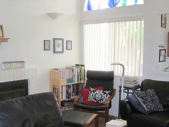 Fireplace in living room