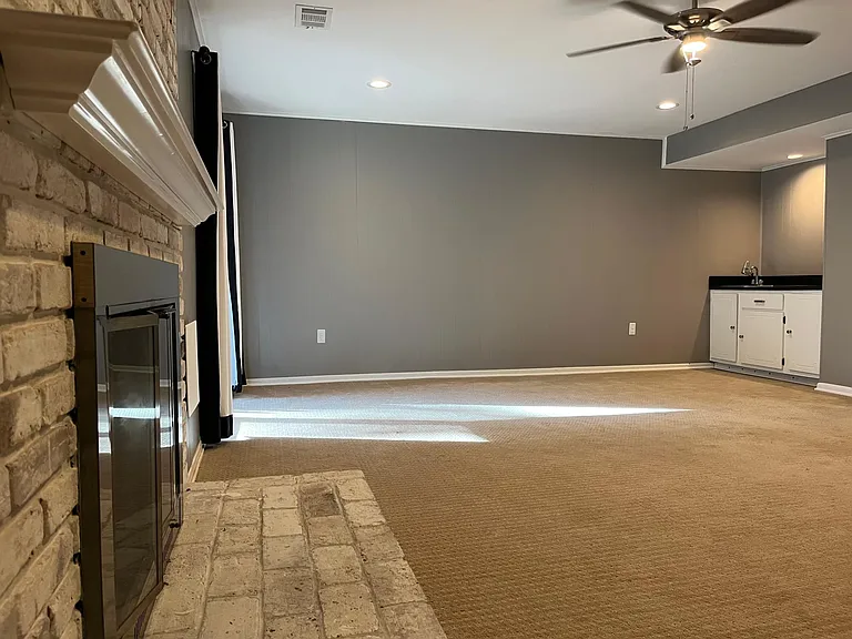 Basement - family room (side view)