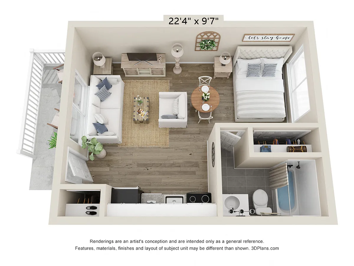 Floor plan Lily Renovated