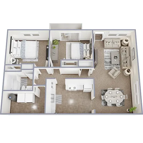 Floor plan 2 Bedroom