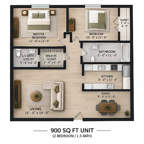 Floor plan 203