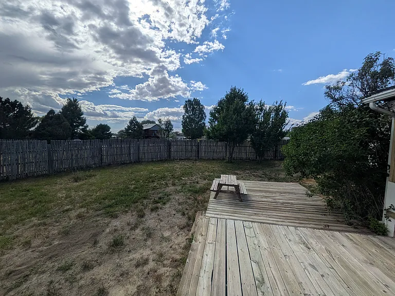 backyard deck