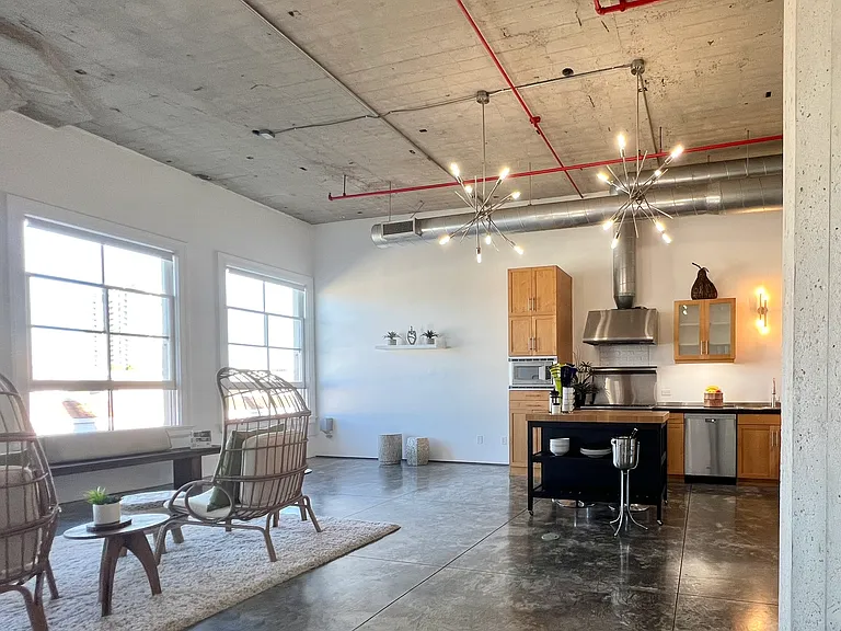 Living and Kitchen Area