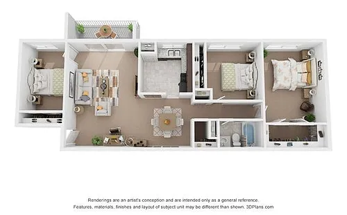 Floor plan 3 Bedroom