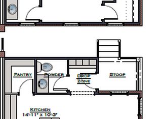 Townhome 575 with Garage plan