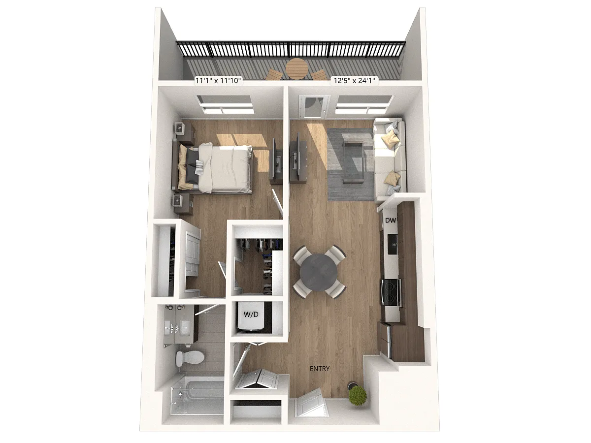 Floor plan A02-SF