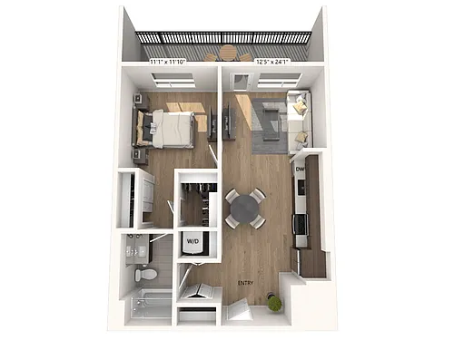 Floor plan A02-SF
