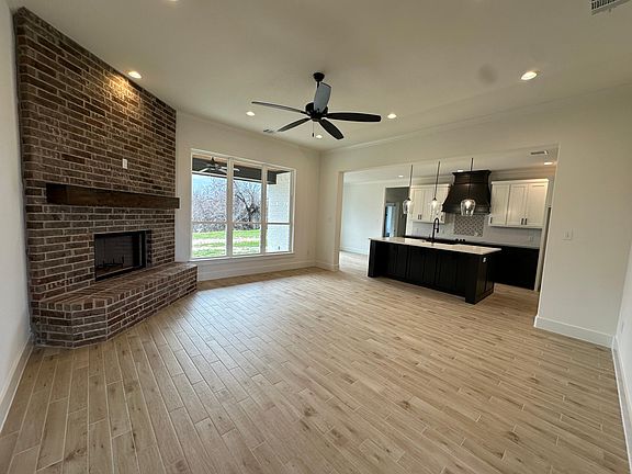 Living Room with Fire Place