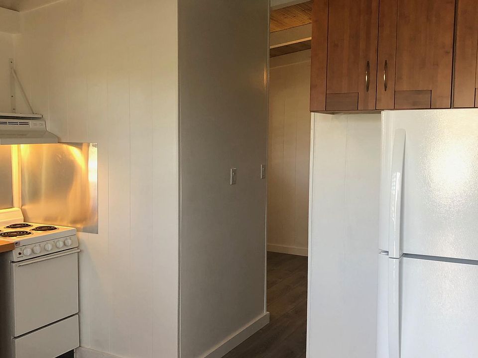 Newly renovated interior, new refrigerator, range includes oven for baking.