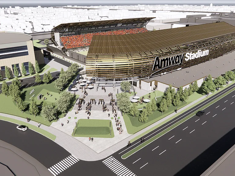 Only 1 mile from Amway Soccer Stadium _ perfect for attending matches, events, or game-day activities.