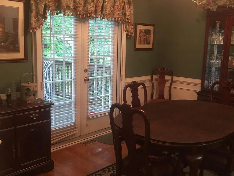 Dining Room exits to 12 x 24 cedar deck