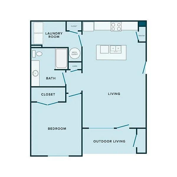Floor plan Garden 1