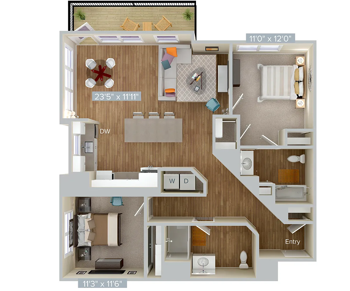 Floor plan B7-HP-sc2-1226