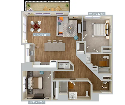 Floor plan B7-HP-sc2-1226