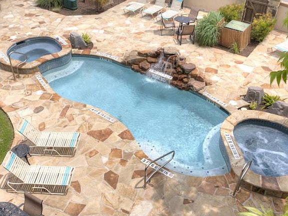 Balcony View of Pool area