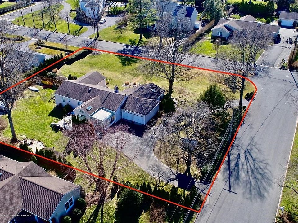 Aerial View - Property Outlined