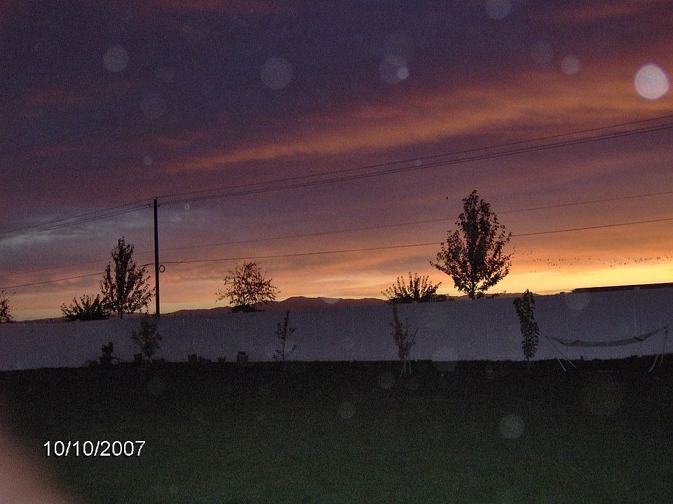 Sunrise From Backyard Can Relax in hot tub and see this sunrise it is beutiful