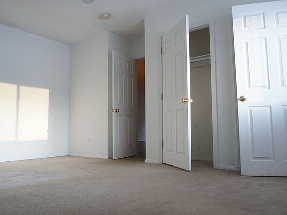 Master Bedroom with dual door closet