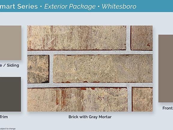 Whitesboro Exterior Package