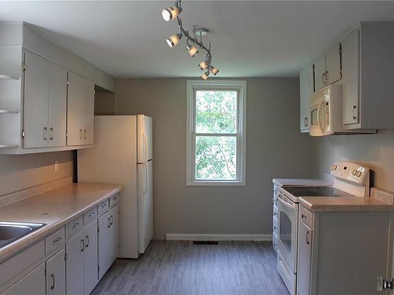 Kitchen looking from back door.