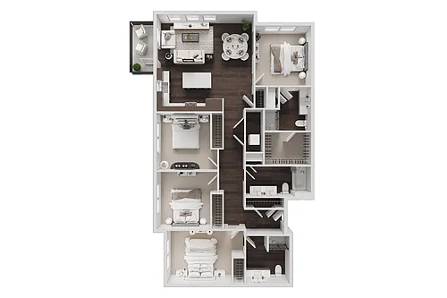 Floor plan Basecamp - Adventure
