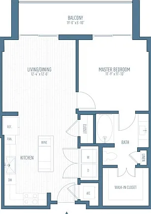 A1 floor plan One Hermann Place