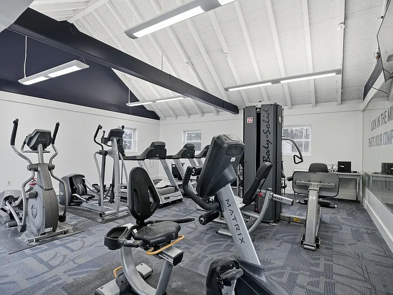 Elevate your fitness routine at The Woods at Ambler, an Eagle Rock Community. Enjoy a state-of-the-art gym equipped for all levels, designed to support your wellness journey. Come visit us today and start your path to a healthier lifestyle!