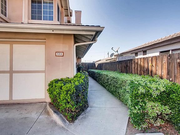Walk way to front door