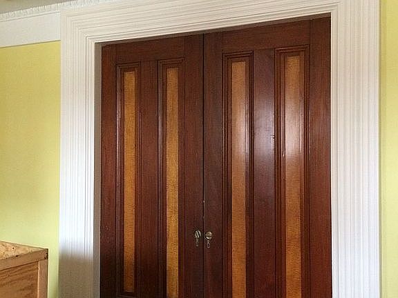 Mohogony / Maple doors