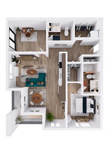 Floor plan Live Work