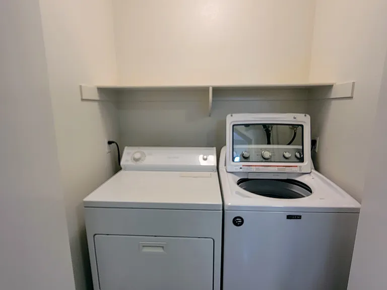 washer and dryer