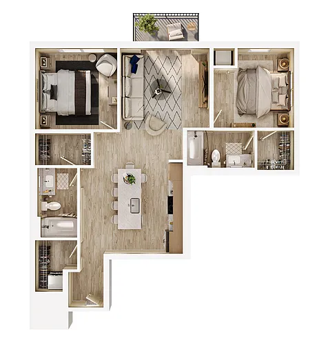 Floor plan Plank