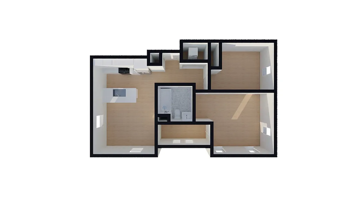 Floor plan Superior 2 Bed