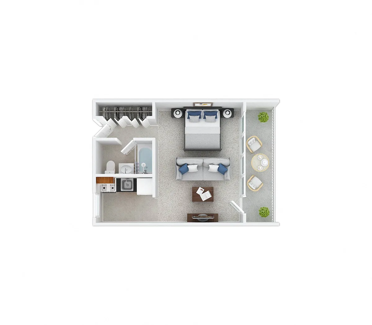 Floor plan Studio