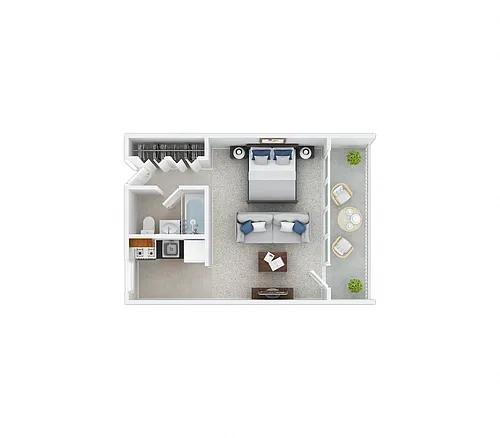 Floor plan Studio