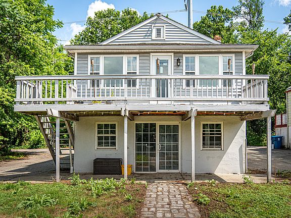 View of house from the riverside.