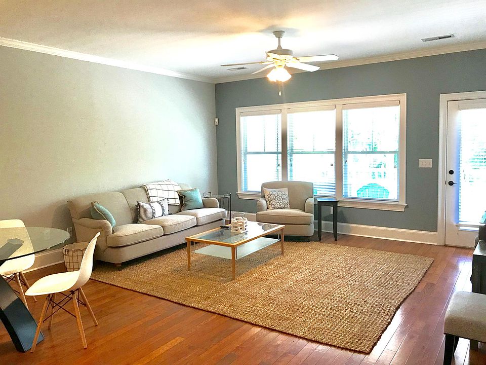 Large Open Concept Living Area with Hardwood Floors