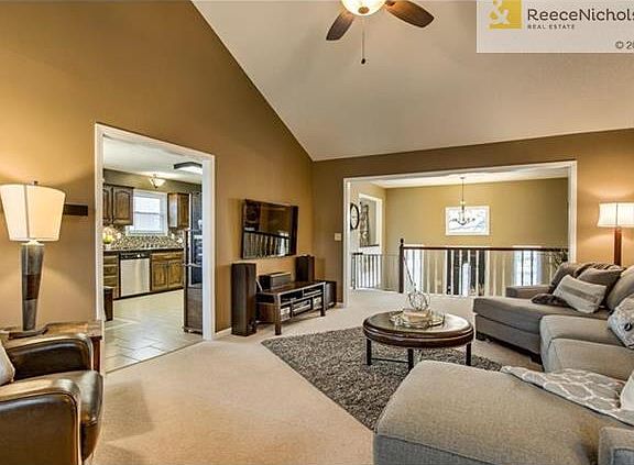 View from Great Room into Kitchen & Entry!