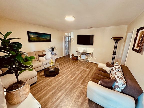 Living room area from outside entry