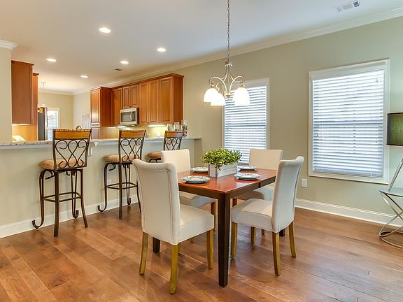 View of Dining Room & Kitchen