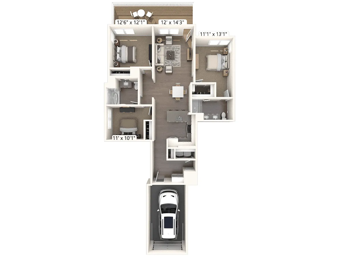 Floor plan C1G-B-Scheme1