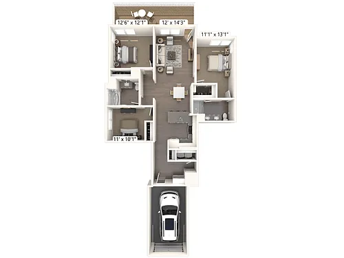 Floor plan C1G-B-Scheme1