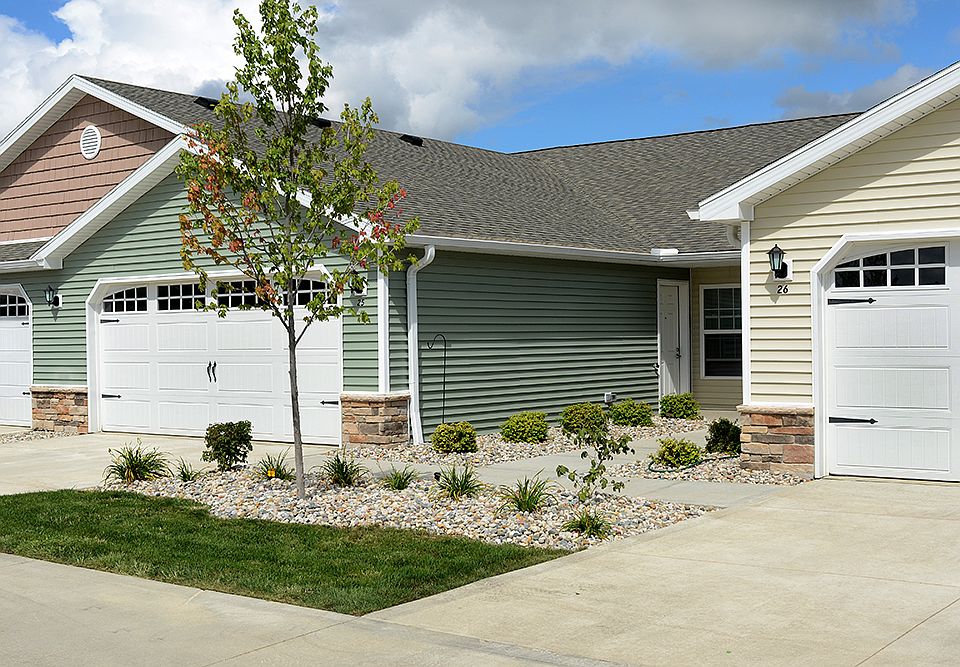 Attached Two-Car Garages in Neighborhood Setting