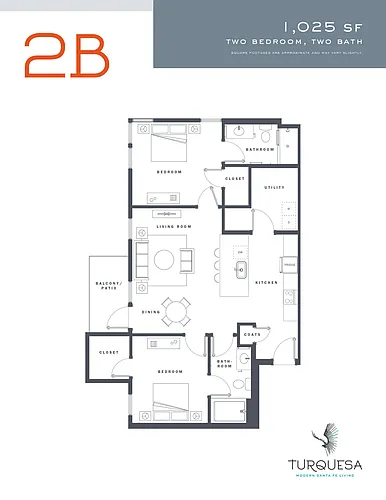 Floor plan 2B
