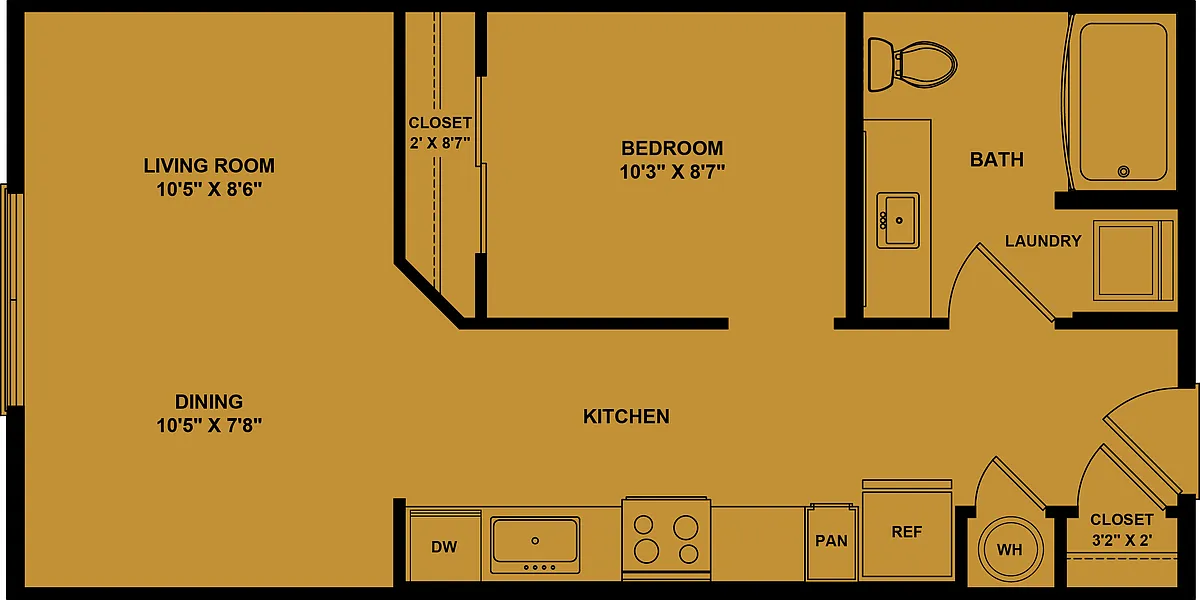 Floor plan E1-Marigold 60%