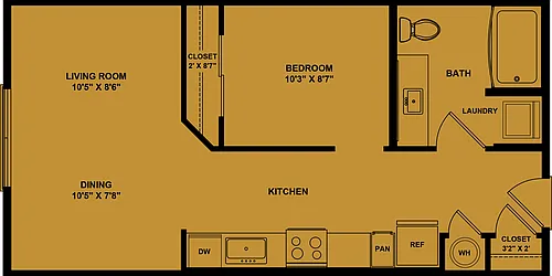 Floor plan E1-Marigold 80%